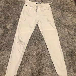 White Jeans / With some rips